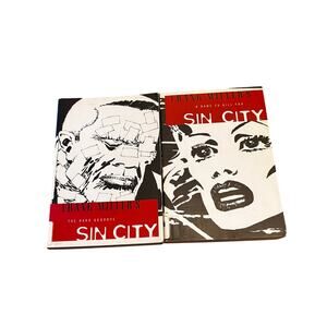 Sin City Volumes 1 and 2, Paperback, Graphic Novel COMICS Ex-Libris Hard Goodbye